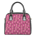 Sweet Macarons Pattern Print Shoulder Handbag