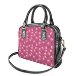Sweet Macarons Pattern Print Shoulder Handbag