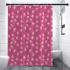 Sweet Macarons Pattern Print Shower Curtain