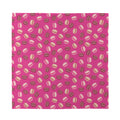 Sweet Macarons Pattern Print Silk Bandana