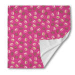 Sweet Macarons Pattern Print Silk Bandana