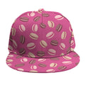 Sweet Macarons Pattern Print Snapback Cap