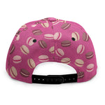 Sweet Macarons Pattern Print Snapback Cap