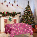 Sweet Macarons Pattern Print Tablecloth