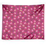 Sweet Macarons Pattern Print Tapestry