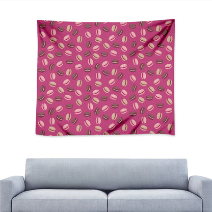 Sweet Macarons Pattern Print Tapestry