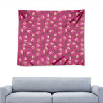 Sweet Macarons Pattern Print Tapestry