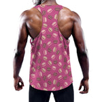 Sweet Macarons Pattern Print Training Tank Top