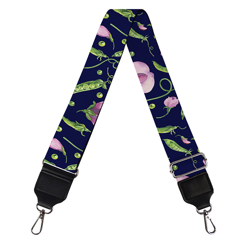 Sweet Pea Floral Pattern Print Bag Strap