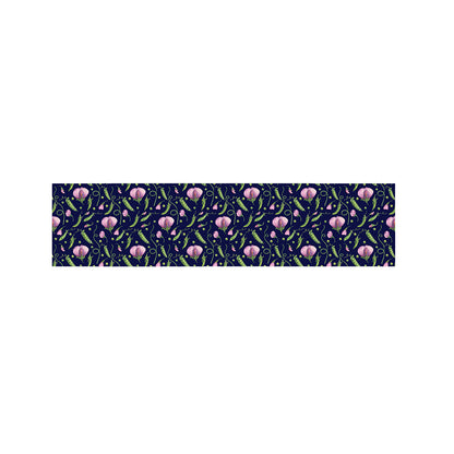 Sweet Pea Floral Pattern Print Bed Runner