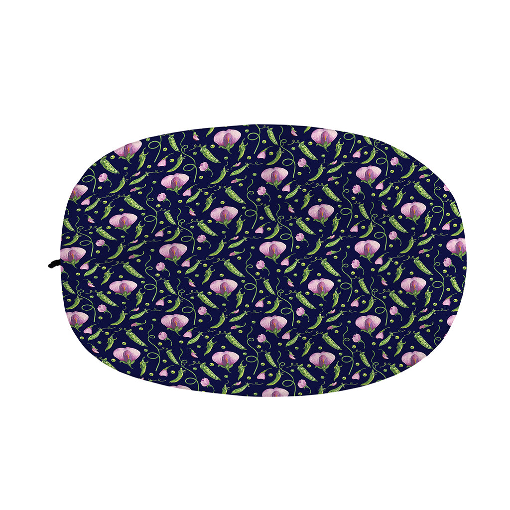 Sweet Pea Floral Pattern Print Car Side Mirror Covers