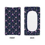 Sweet Pea Floral Pattern Print Changing Pad Cover