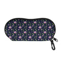 Sweet Pea Floral Pattern Print Glasses Case