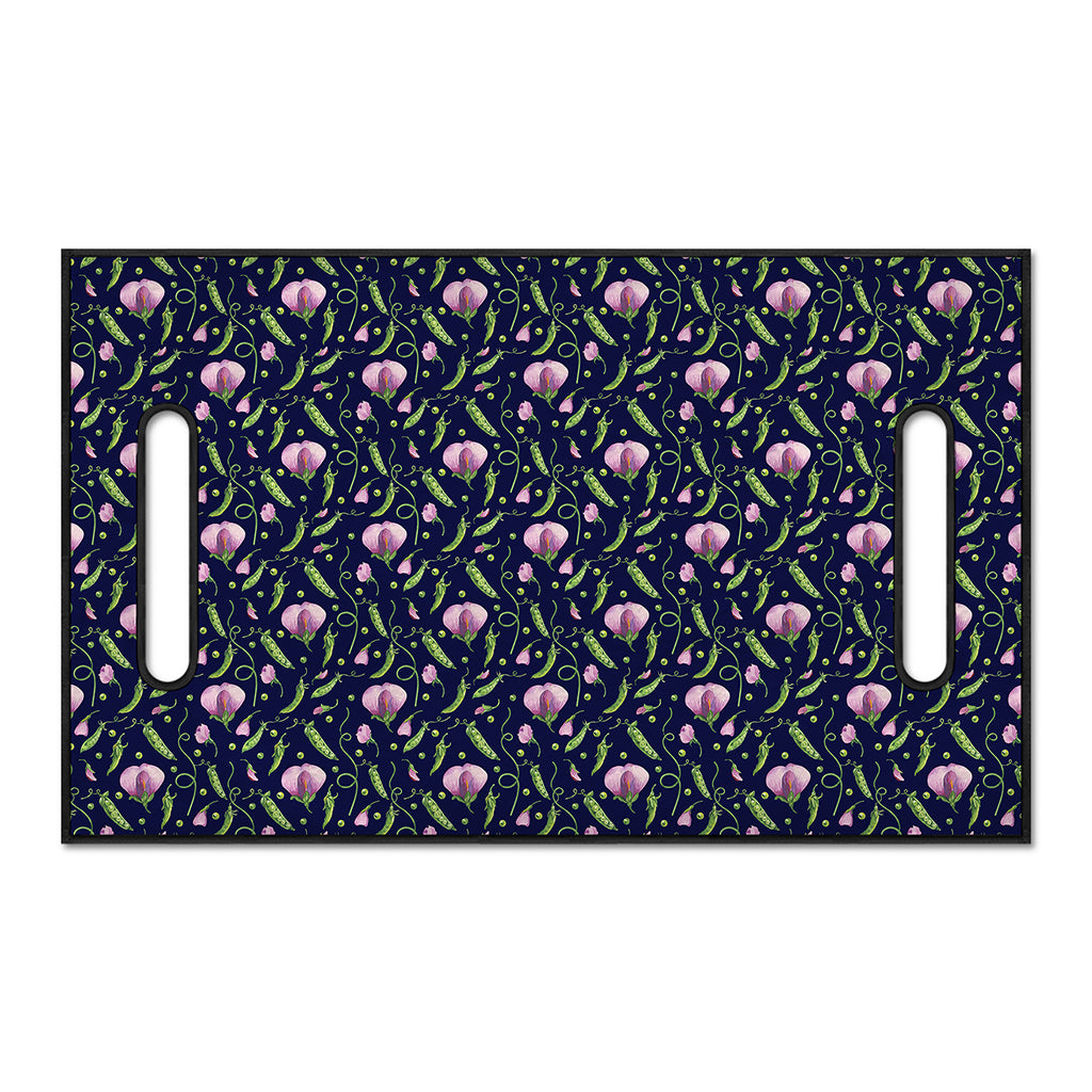 Sweet Pea Floral Pattern Print Golf Cart Seat Cover