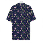 Sweet Pea Floral Pattern Print Hawaiian Shirt