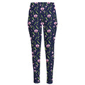 Sweet Pea Floral Pattern Print High-Waisted Pocket Leggings