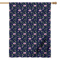 Sweet Pea Floral Pattern Print House Flag