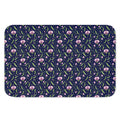 Sweet Pea Floral Pattern Print Indoor Door Mat