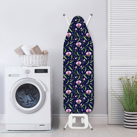 Sweet Pea Floral Pattern Print Ironing Board Cover