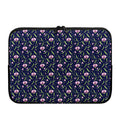 Sweet Pea Floral Pattern Print Laptop Sleeve