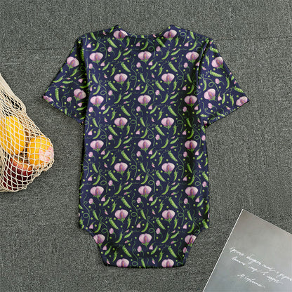 Sweet Pea Floral Pattern Print Men's Bodysuit