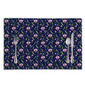 Sweet Pea Floral Pattern Print Placemat