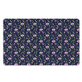 Sweet Pea Floral Pattern Print Polyester Doormat