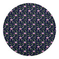 Sweet Pea Floral Pattern Print Round Blanket