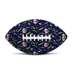 Sweet Pea Floral Pattern Print Rugby Ball