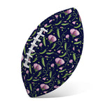 Sweet Pea Floral Pattern Print Rugby Ball