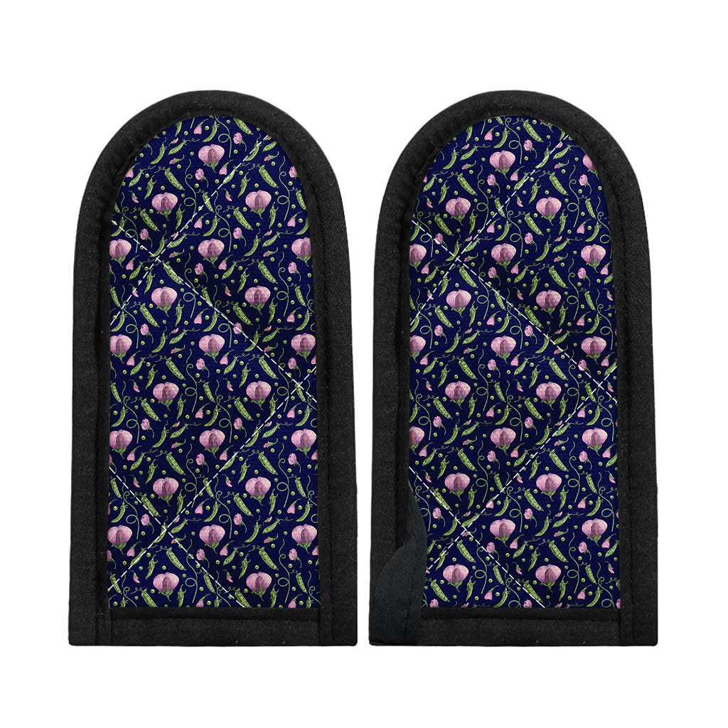Sweet Pea Floral Pattern Print Skillet Handle Cover