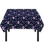 Sweet Pea Floral Pattern Print Tablecloth