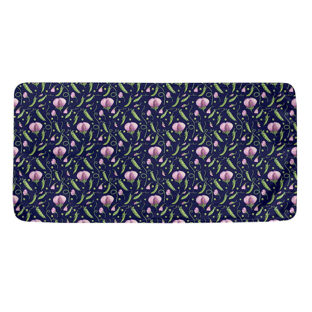 Sweet Pea Floral Pattern Print Towel