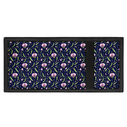 Sweet Pea Floral Pattern Print Trifold Wallet