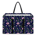 Sweet Pea Floral Pattern Print Utility Tote Bag