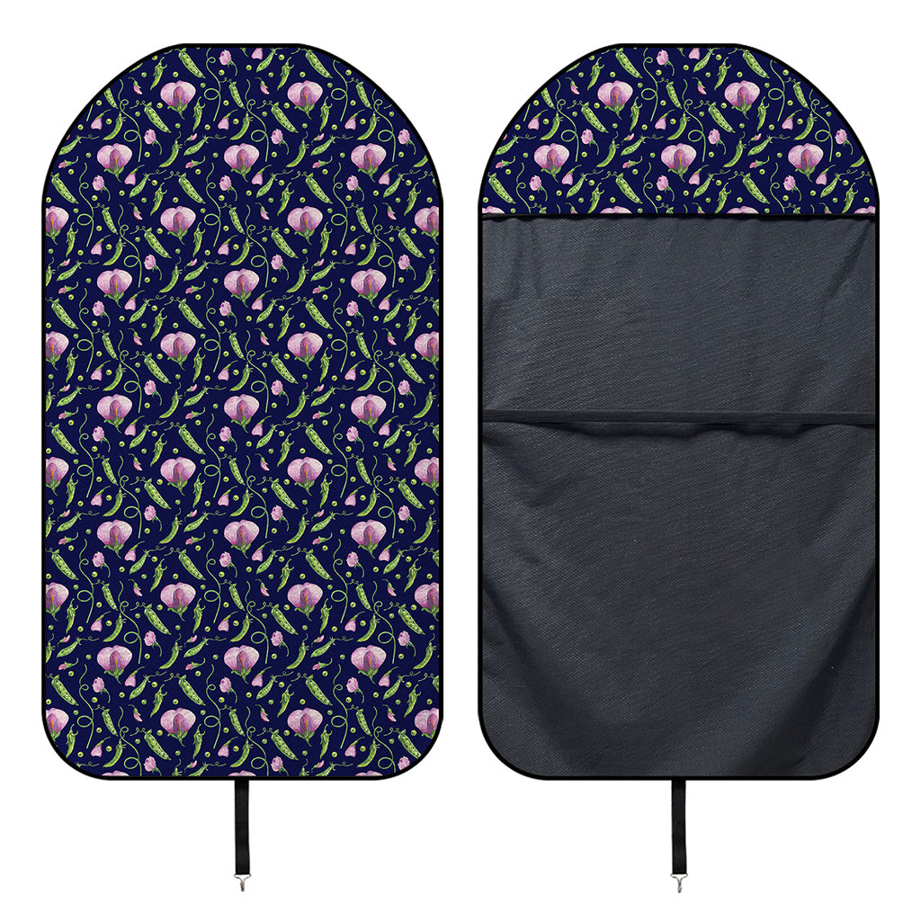 Sweet Pea Floral Pattern Print Waterproof Car Seat Cover