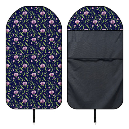 Sweet Pea Floral Pattern Print Waterproof Car Seat Cover