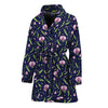 Sweet Pea Floral Pattern Print Women's Bathrobe