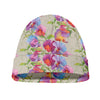 Sweet Pea Flower Pattern Print Beanie