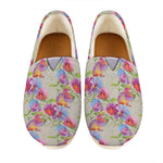 Sweet Pea Flower Pattern Print Casual Shoes