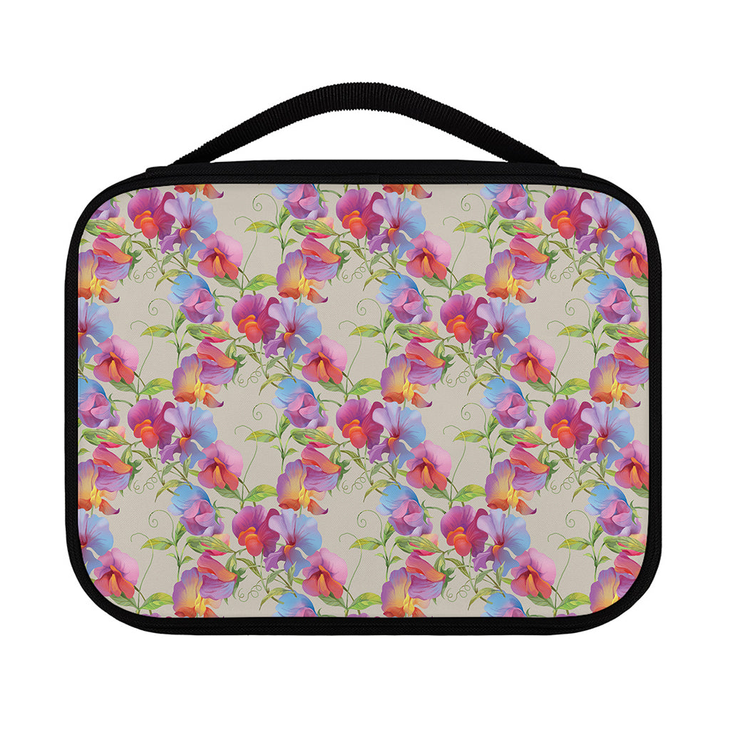 Sweet Pea Flower Pattern Print Classic Bible Case