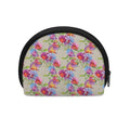 Sweet Pea Flower Pattern Print Coin Purse