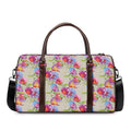 Sweet Pea Flower Pattern Print Duffel Bag