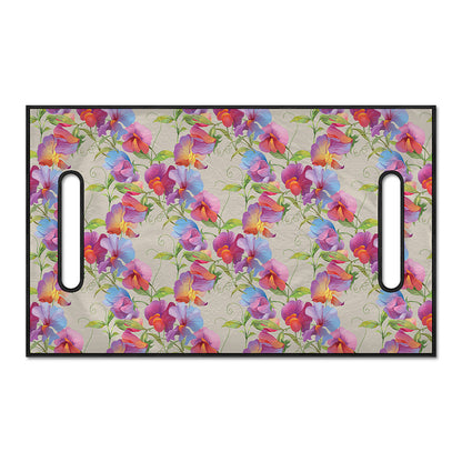 Sweet Pea Flower Pattern Print Golf Cart Seat Cover