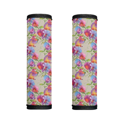 Sweet Pea Flower Pattern Print Handle Covers