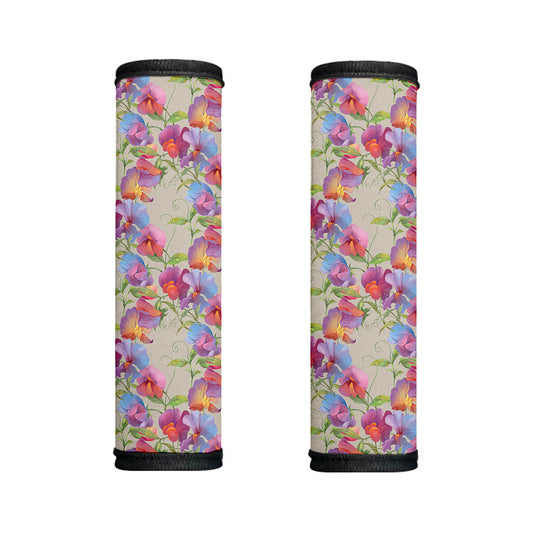 Sweet Pea Flower Pattern Print Handle Covers