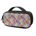 Sweet Pea Flower Pattern Print Portable Cooler Travel Case