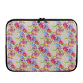 Sweet Pea Flower Pattern Print Laptop Sleeve