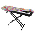Sweet Pea Flower Pattern Print Piano Keyboard Cover