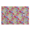 Sweet Pea Flower Pattern Print Placemat